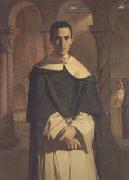 Theodore Chasseriau Father Dominique Lacordaire (mk05) Spain oil painting artist